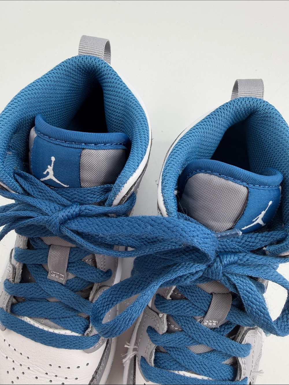 Air Jordan 1 Mid PS "Cement True Blue" (Style Code: DQ8424-014) Size 13.5 C - Picture 13 of 16